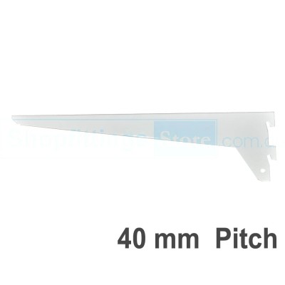 Wall Strip Shelf Bracket 40mm pitch