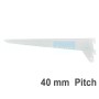 Wall Strip Shelf Bracket 40mm pitch