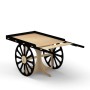 Timber Display Stand WHEELBARROW