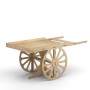 Timber Display Stand WHEELBARROW