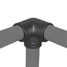 Industrial Clamp Top Corner 128 Black