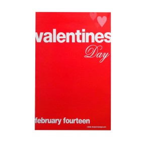 VALENTINE'S DAY - Valentines Day Posters - 4 pack