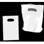 Small White Plastic Carry Bag 210x230mm (pack 100)