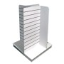Slat Panel Gondola 4 Way 900x900x1320 White