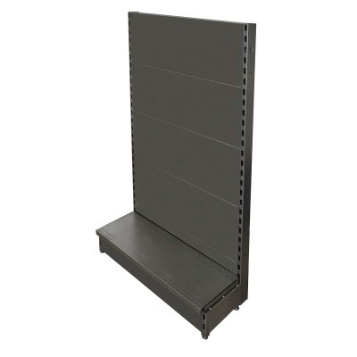 Low Base Single Sided Flat Back Gondola Black/Hammertone