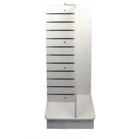 Slat Panel Gondola 4 Way 600x600x1320 White