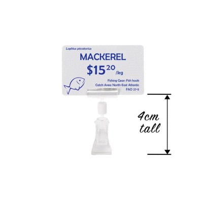 Price Tag Clamp Pack of 25