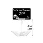 Cristal Price Tag stand | 80mm & 120mm