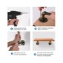 DIY 4PCS Pipe Floating Shelf Bracket Bronze