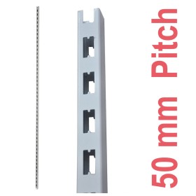 Slotted Post 30x30mm 50mm Pitch
