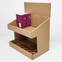 Cardboard Countertop 2 tier Display