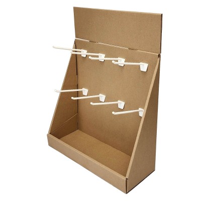 Cardboard Countertop 8 Hook Display Stand
