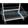 Wire 4 Basket Stand White