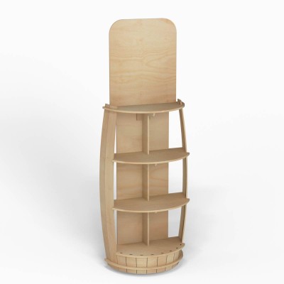 Timber Promo Stand BARREL