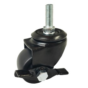 Locking Castor for Metal Gondola Shelving 100 mm