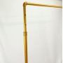 GOLD Adjustable Clothing Rack Straight