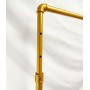 GOLD Adjustable Clothing Rack Straight