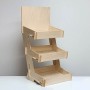 Timber Counter Display JAZZ 3 Tier