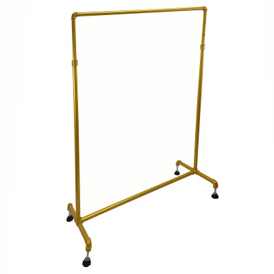 GOLD Adjustable Clothing Rack Straight