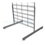 Slat Grid Stand Double Sided