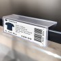 Data Strip Clip on Timber Shelf Clear
