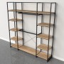 Noosa Modular System - VISION 2 - Oak Shelves