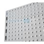 Single Sided Pegboard Gondola White