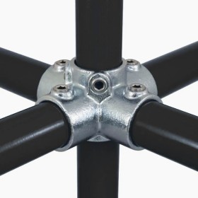 Industrial Clamp 4 Way Cross 158 Galv