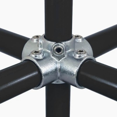 Industrial Clamp 4 Way Cross 158 Galv