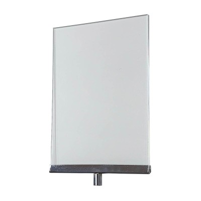 Sign Holder Acrylic Frameless