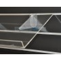 Acrylic Shelf with lip 25 deg