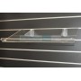 Acrylic Shelf with lip 25 deg