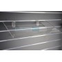 Acrylic Shelf with lip 25 deg
