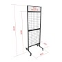 Grid Mesh Display Stand Double Sided