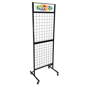 Grid Mesh Display Stand Double Sided