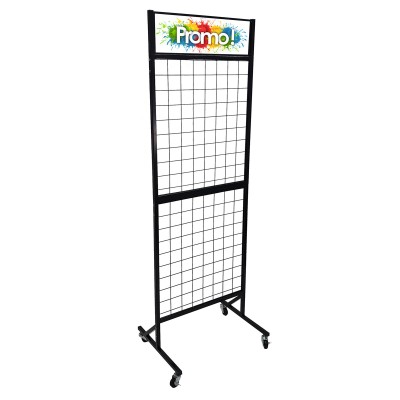 Grid Mesh Display Stand Double Sided