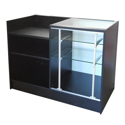 KIOSK Combination Counter Showcase Black