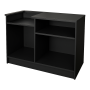 KIOSK Solid POS Counter with Cutout Black 500(D)x950(H)mm