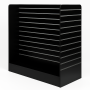 Slat Panel Gondola H Shape Black