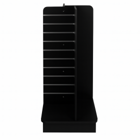 Slat Panel Gondola 4 Way 600x600x1320 Black