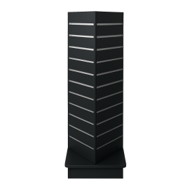 Slat Panel Gondola Tower Small 460x460x1360mm Black
