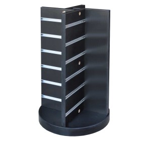 Countertop 4 way Slat Panel Spinner Black
