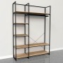 Noosa Modular System - VISION 1 - Oak Shelves