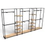 Noosa Modular System - VISION 3 - Oak Shelves