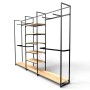Noosa Modular System - VISION 4 - Oak Shelves