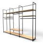 Noosa Modular System - VISION 5 - Oak Shelves