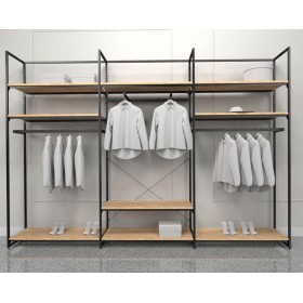 Noosa Modular System - VISION 5 - Oak Shelves