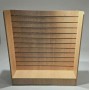 Slat Panel Gondola H Shape Tavern Oak
