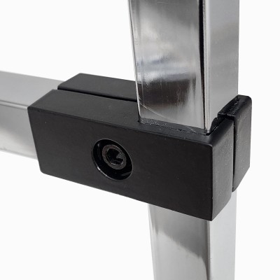 Clamp Connector for 25x25mm square tube Black