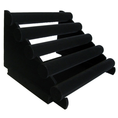 Jewellery Bar Five Tier Black